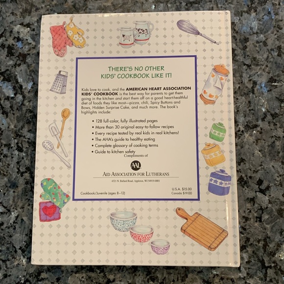 💚✋American Heart Association HC Kids’ Cookbook Easy Recipes Homeschool - Picture 6 of 8